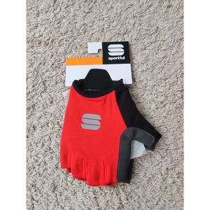 (V) Sportful TC Glove GEL CYCLING GLOVES - Men's XXL (1120046) RED/BLACK